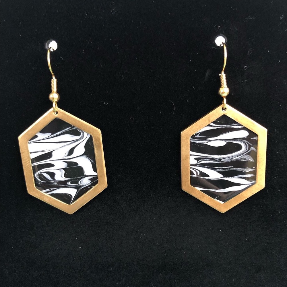 Hand painted earrings